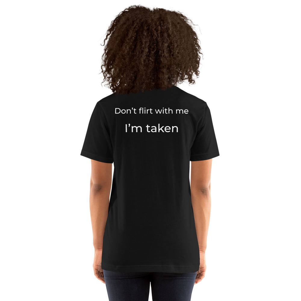 Don’t Flirt Back Print Tee