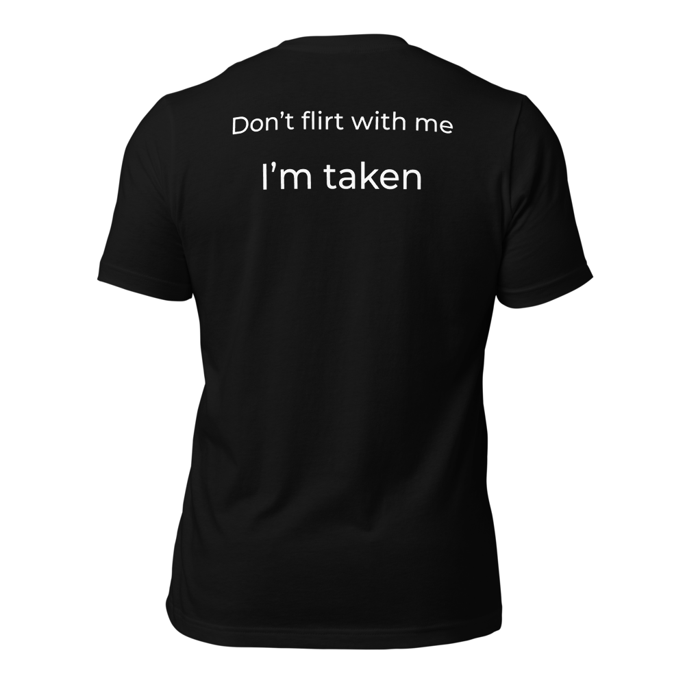 Don’t Flirt Back Print Tee