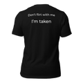 Don’t Flirt Back Print Tee