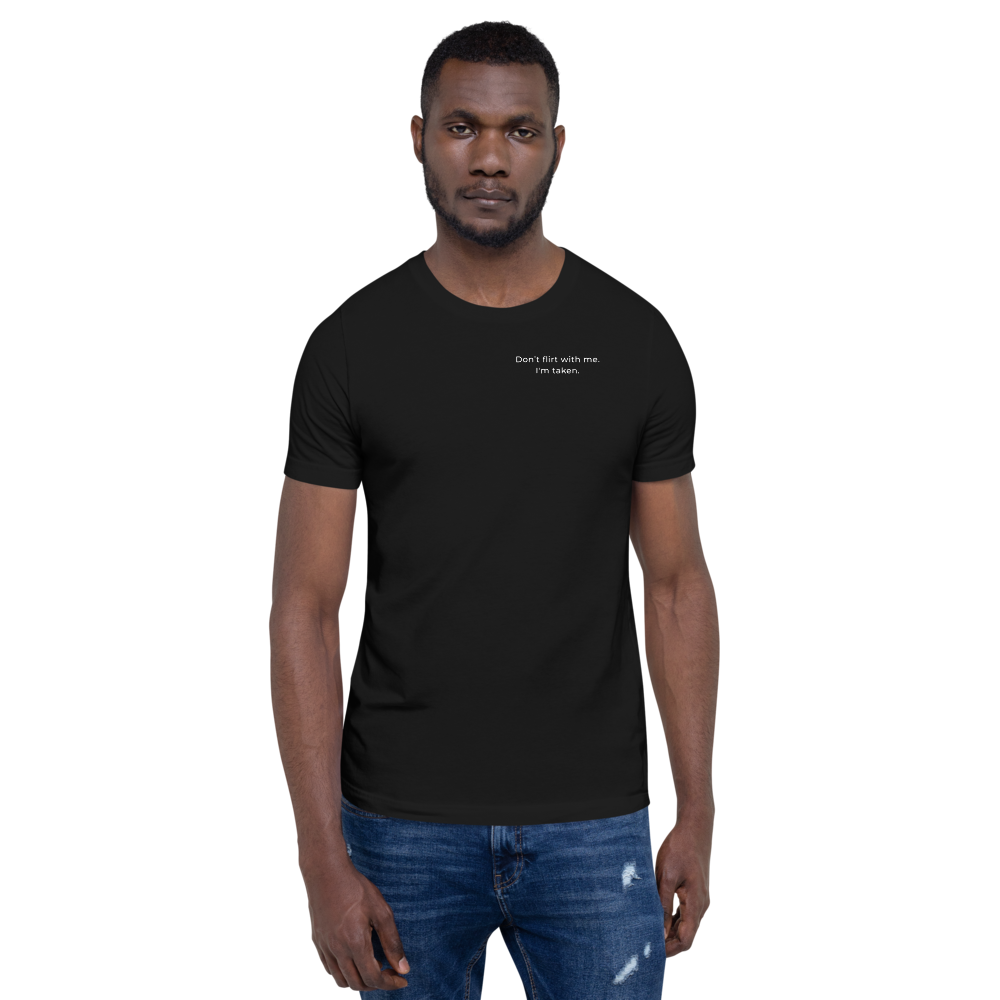 Don’t Flirt Front Print Tee